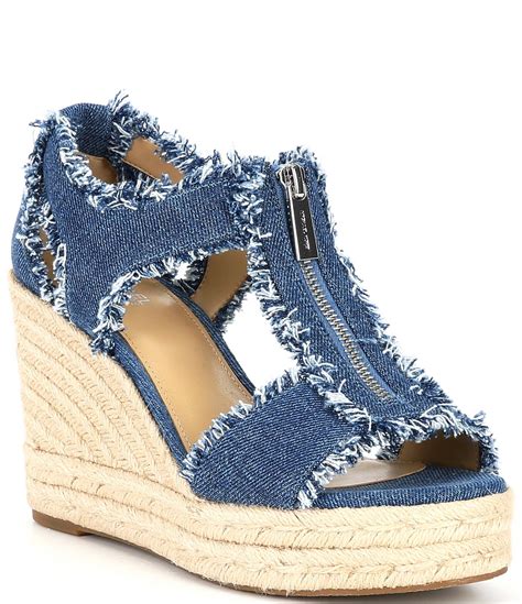 michael kors sandals dillards|michael kors espadrille wedge sandals.